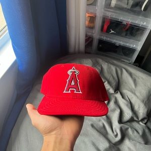 Vintage Los Angeles Angel New Era 5950 Hat Size 7 1/8